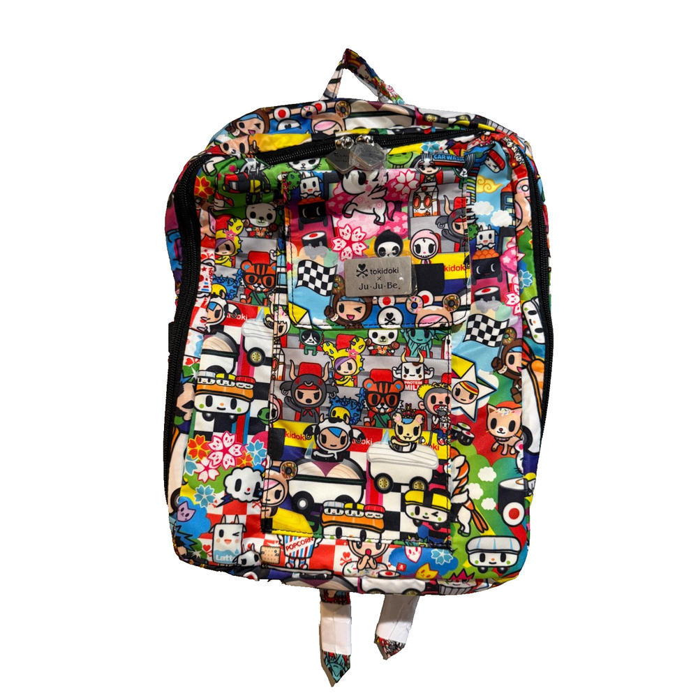 JuJuBe x Tokidoki MiniBe Backpack Diaper Bag SUSHI CARS Retired NEW with TAGS